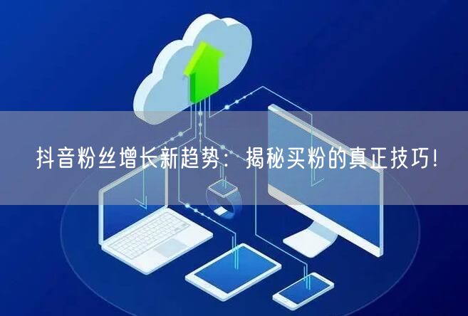 抖音粉丝增长新趋势：揭秘买粉的真正技巧！