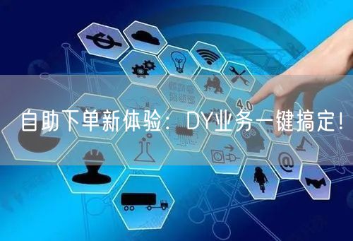 自助下单新体验：DY业务一键搞定！