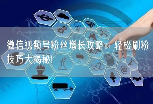 微信视频号粉丝增长攻略:轻松刷粉技巧大揭秘!